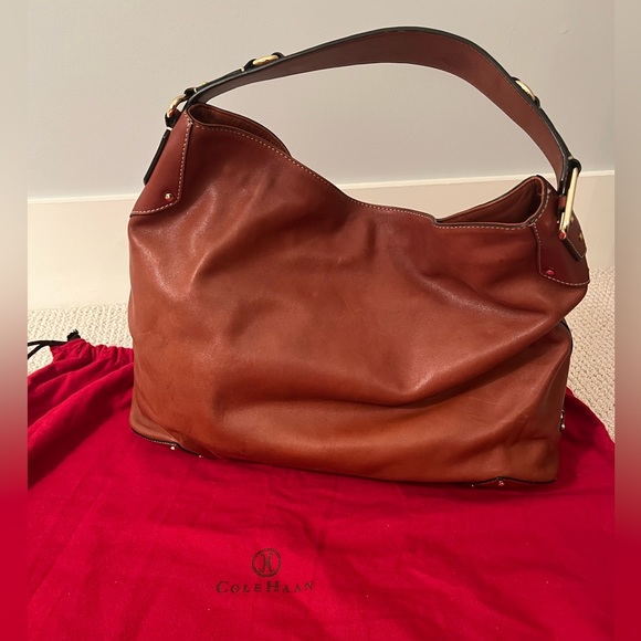 Cole Haan Leather Hobo Shoulder Bag - Picture 11 of 16